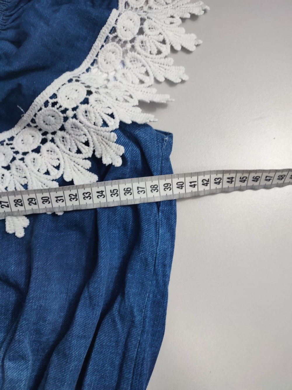 Комбинезон джинсовый 42 размер