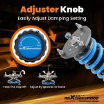 MaXpeedingrods T6 Coilovers 24 Level Struts compatible for VW Golf MK7 15-19 Jetta 19-24