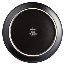 НАБОР ТАРЕЛОК ОБЕДЕННЫХ BRONCO "CHOICE BLACK" 26,5 СМ 4ШТ