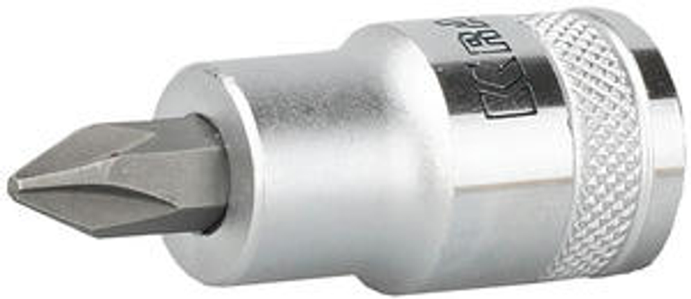Торцовая бита-головка 1/2", S2 сталь, PH4, сатинированная, "INDUSTRIE QUALITAT" KRAFTOOL 27901-4