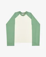 Лонгслив One Two Raglan Duo Basil