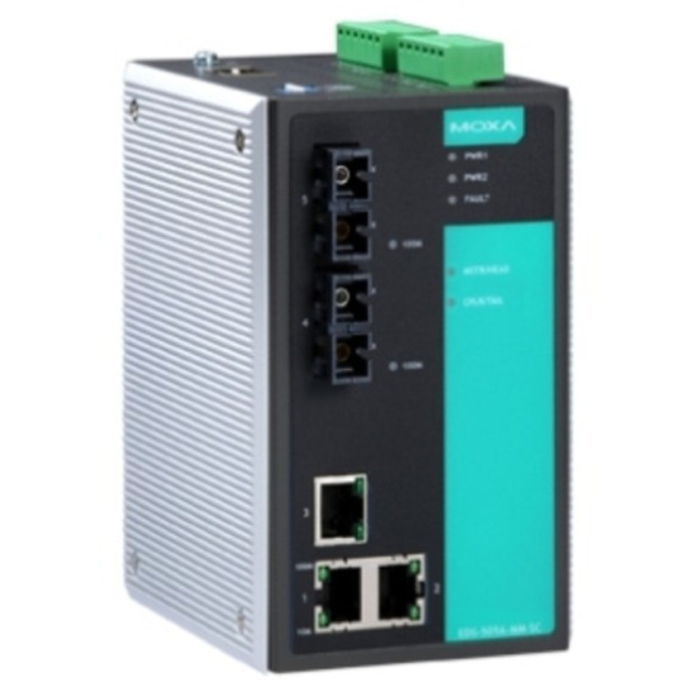 Коммутатор управляемый MOXA EDS-505A-SS-SC
