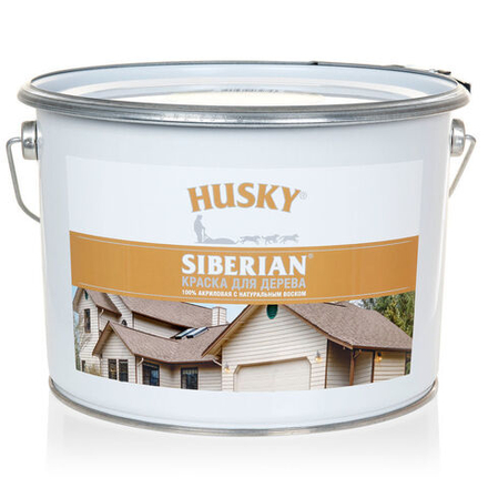 HUSKY Siberian Акриловая краска с воском для дерева для наружных и внутренних работ