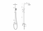 Душевая система WONZON & WOGHAND FIT WW-88739009-MB черный матовый