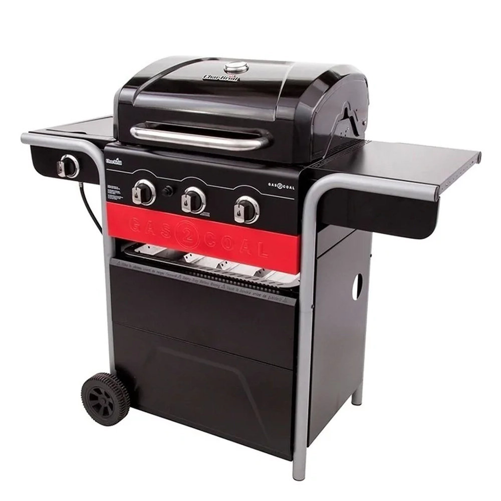 Угольно-газовый гриль Char-Broil Gas2Coal Hybrid 3B, 468300618