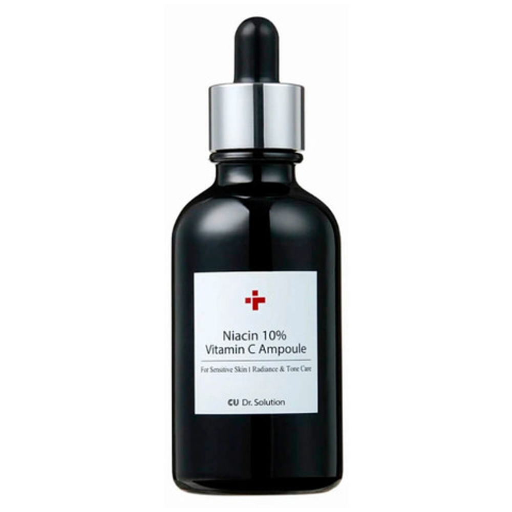 CUSKIN Dr.Solution Niacin 10% Vitamin C Ampoule ампула для ровного тона с ниацинамидом