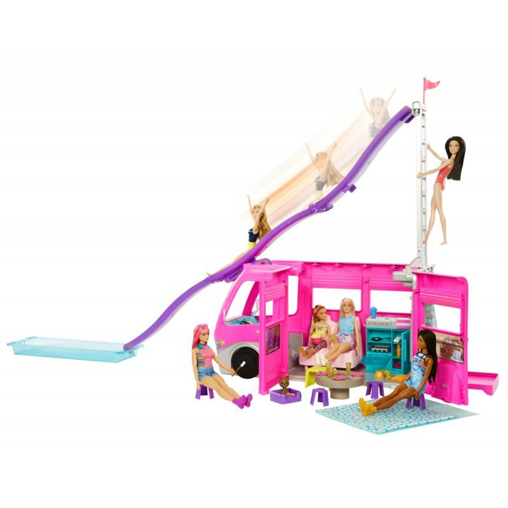 Барби - DreamCamper Dream Camper Set 60 шт. HCD46