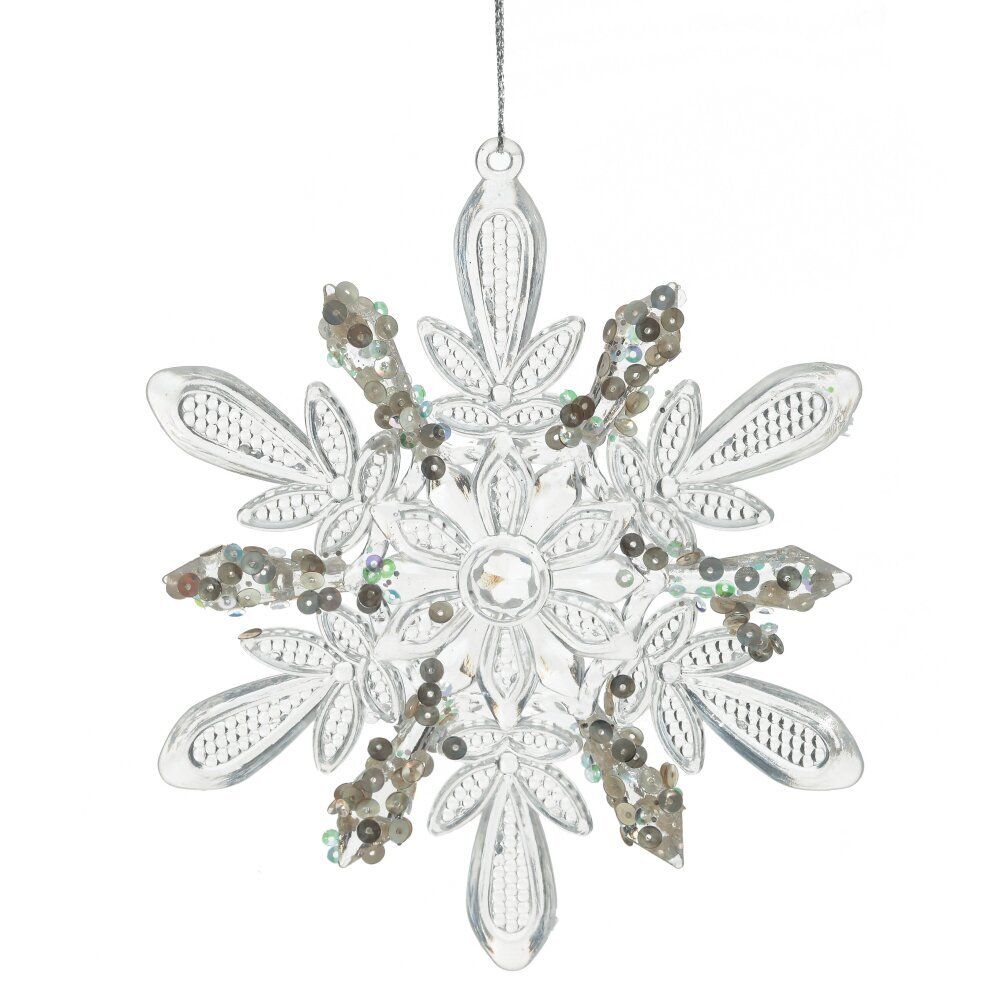 GAEM Украшение новогоднее "Снежинка", L12 W0,5 H14 см