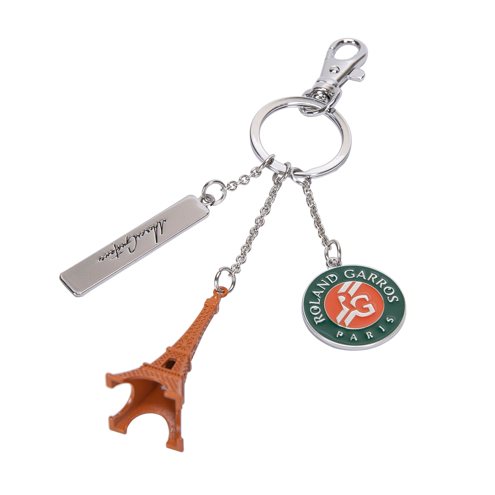 Brelok Roland Garros Metal Eiffel Tower