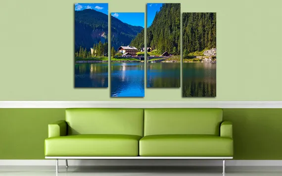 Модульная картина "Нерукотворная красота"