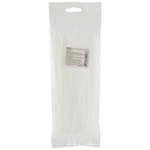 Хомут-стяжка 100шт 200*2,5мм белый, нейлон