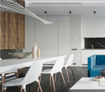 Pendant design lamp Rhythm by Vibia L190 (Black)