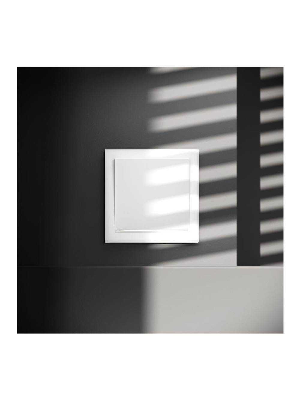 Выключатель 1-кл СП S70 10А с подсветкой механизм бел. матов. Voltum VLS010202