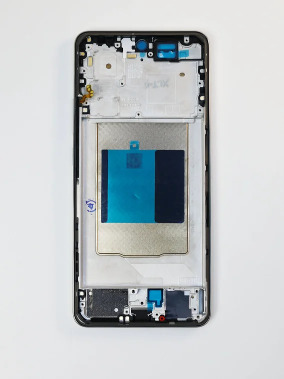 Рамка (средняя часть корпуса) для Iqoo Neo 10 Китайская версия Белая/Оранжевая (White/Orange)