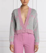 кардиган коралии Pinko - серебряный(1G18GV A09L)