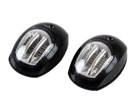 Огни бортовые светодиодные 95х60 мм, черный корп