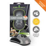 Расческа FURminator резиновая Curry Comb зубцы 5 мм