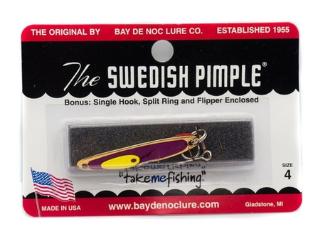 Блесна Swedish Pimple 4, Bay de Noc, 44 мм, 7 гр, GLV