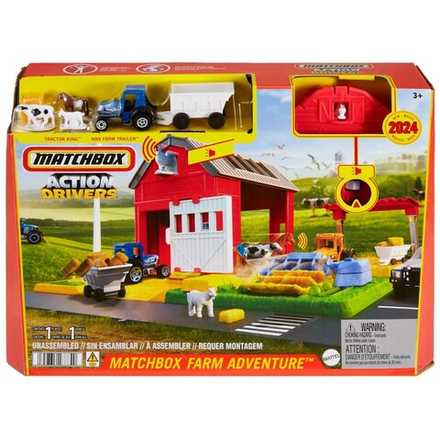 Matchbox Action Drivers - Приключения на ферме + трактор Набор со звуком HRY42 / артикул   HRY42  / GTIN 194735188840