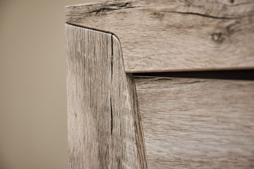 Коллекция Хилтон Кровать 1600 Дуб юкон/Гранж (набор)