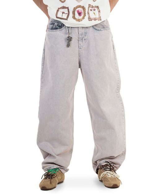 Джинсы Bruler d'Amour Loose Fit лиловые