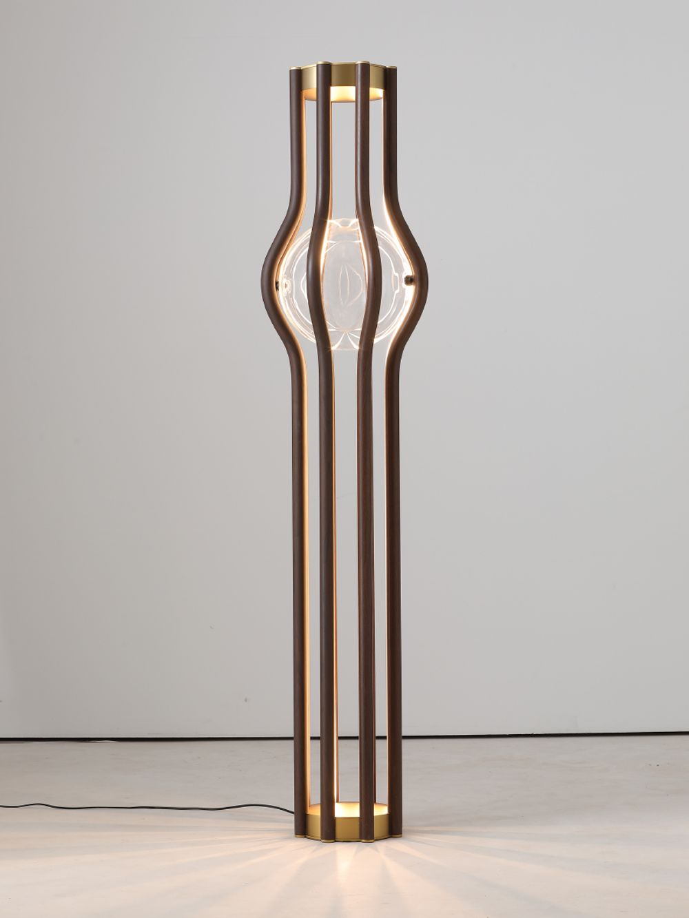 Напольный светильник MJ60911F/A nut-brown