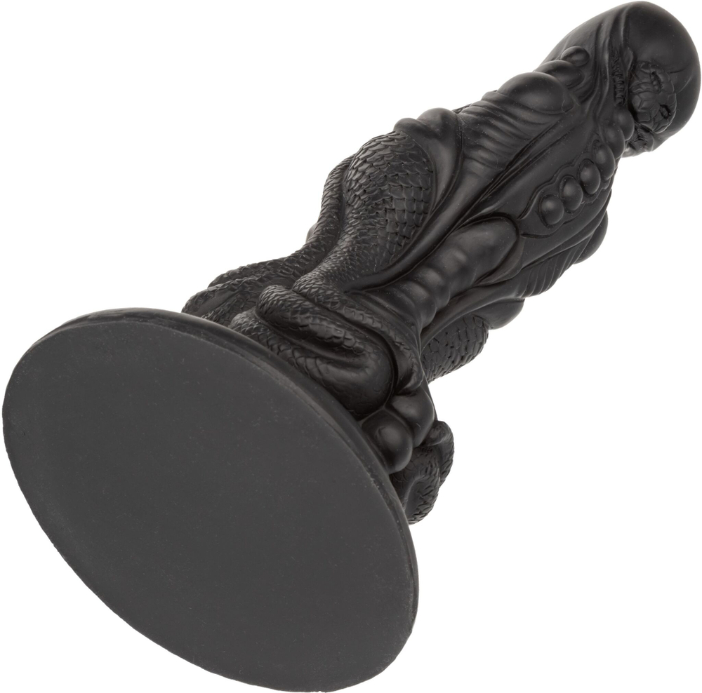 Фантазийный фаллоимитатор The Colossus - 24,7 см. (Цвет: черный)