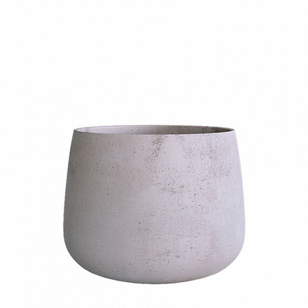 Кашпо CONE CONCRETE WHITE D60 H42