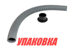 Гофра кабель-трассы D40/d32 мм, L800 мм, серая (упаковка из 4 шт.)