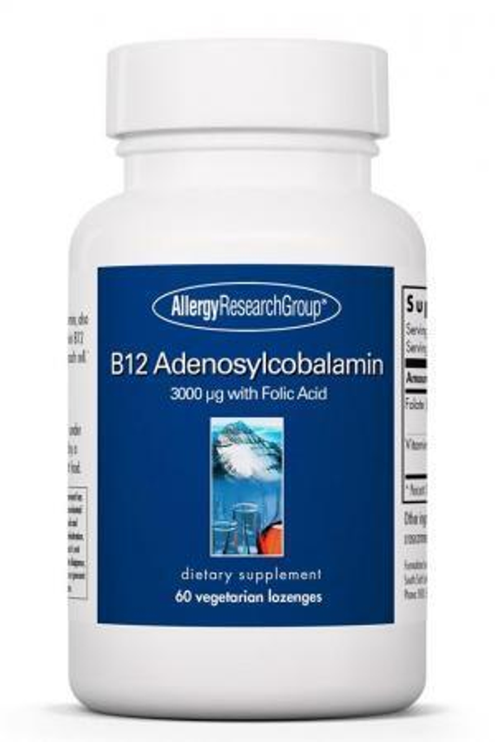 B12 Adenosylcobalamin 3,000 mcg 60 lozanges Allergy Research Group
