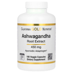 California Gold Nutrition, ашваганда, 450 мг, 180 растительных капсул
