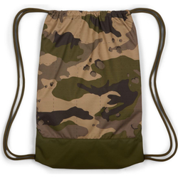 Рюкзак теннисный Nike Brasilia Camo Training Gymsack - khaki/rough green/white