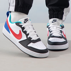 Женские кроссовки Nike Court Borough Low Recraft 'White Red Black Blue' HF0742-161