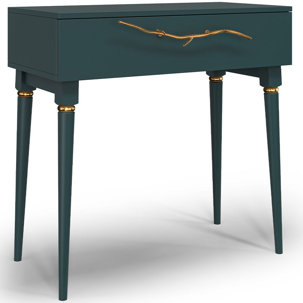 Консоль Арт Колор matte Классик Голд Зеленый бирюзовый матовый