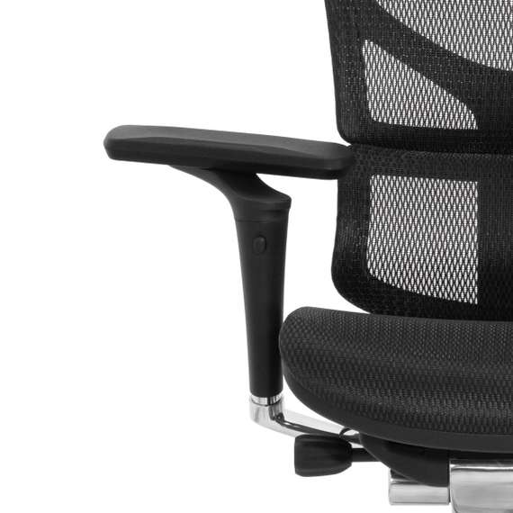 Кресло EXPERT 2 SAIL HSAM 01 (подлокотник 6D(360), подголовник 5D, сетка черная / каркас черный)