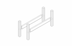 Пакеты № 12 Опоры для низкой кровати