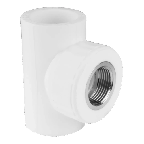 Тройник PP-R комбинированный белый ВР Дн 20х1/2" VALFEX 10127020