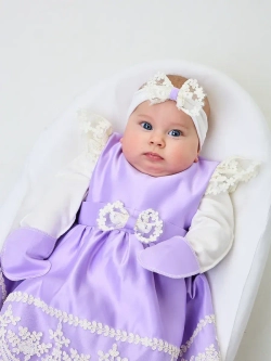 Конверт на выписку с платьем летний