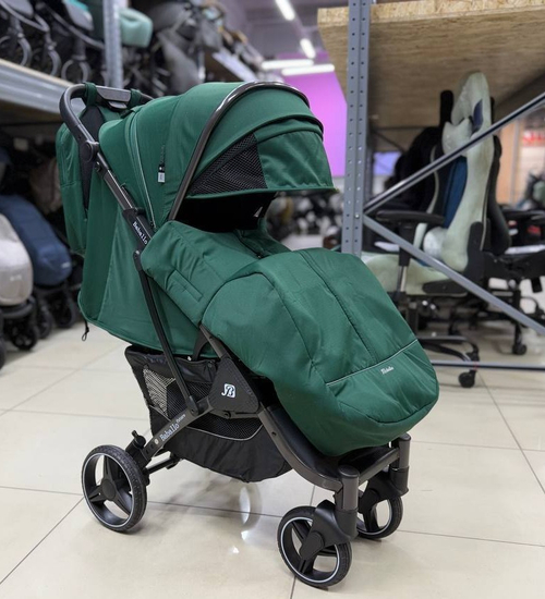 Коляска Baballo Future 2025 (изумруд/черная рама)