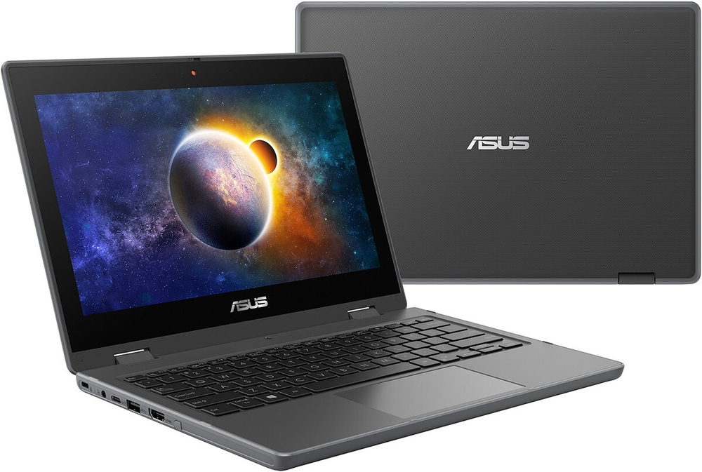 Ноутбук ASUS BR1100FKA-BP0570R 90NX03A1-M07390 Intel Celeron N4500, 1.1 GHz, 4096 Mb, 11.6; HD 1366x768, 128 Gb eMMC, DVD нет, Intel UHD Graphics, Windows 10 Professional, серый