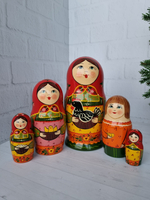 Матрешка "с курочкой" традиция 5 мест