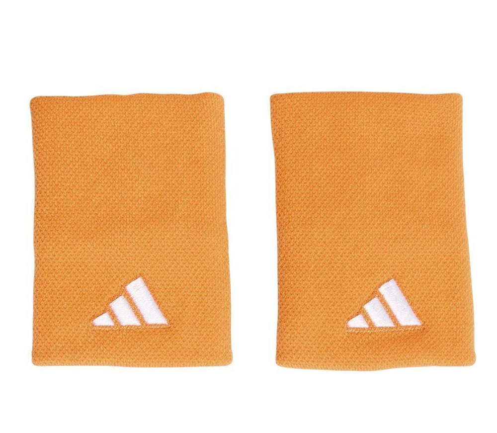 Теннисные напульсники Adidas Long Wristband 2P - orange/white