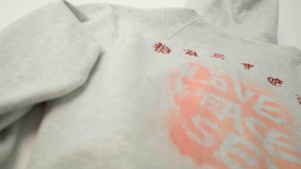 Худи Parfet Zip White Gray LPS светло-серый