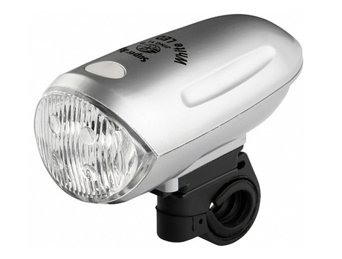 Фонарь передний мод. JY-816 4 больших светодиодов 4 режима серебристый, арт.560015 (10216170/131021/0307188, Китай)