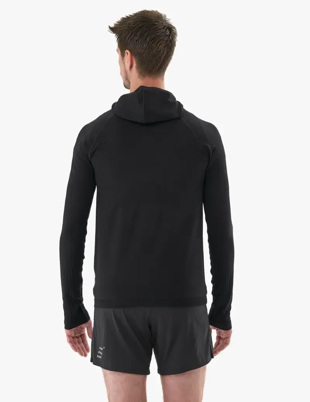 Лонгслив 3D Thermo Seamless Zip Black