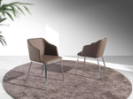 Стул Angel Cerda F3201 /4022 коричневый