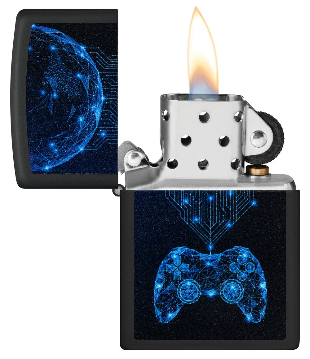 Зажигалка Zippo Gaming с покрытием Black Matte (48912) 3