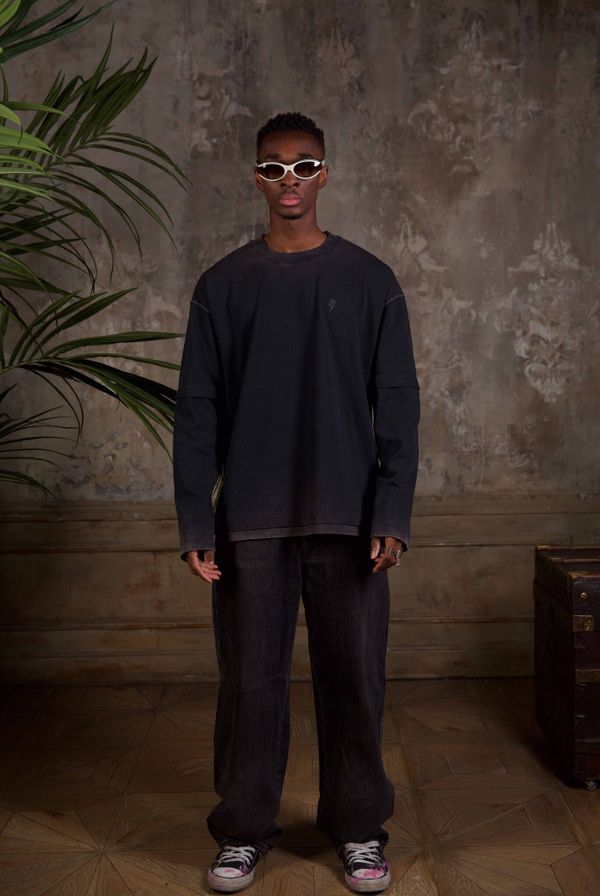 Лонгслив Seahorse графит - фото 1