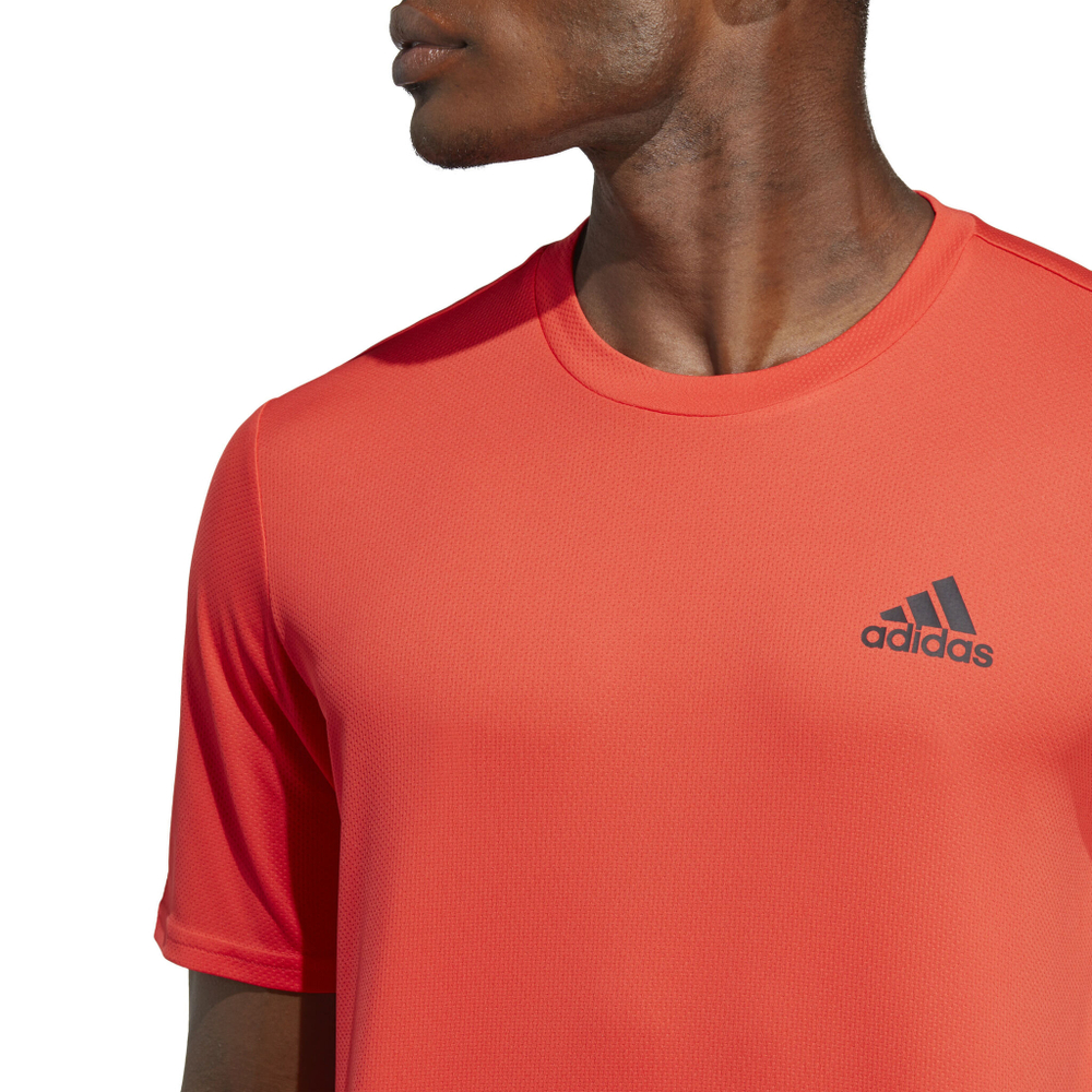 Мужское теннисное поло adidas D4M T-Shirt Men - Orange