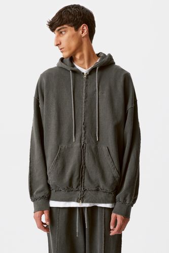 Графитовое zip худи The Puh